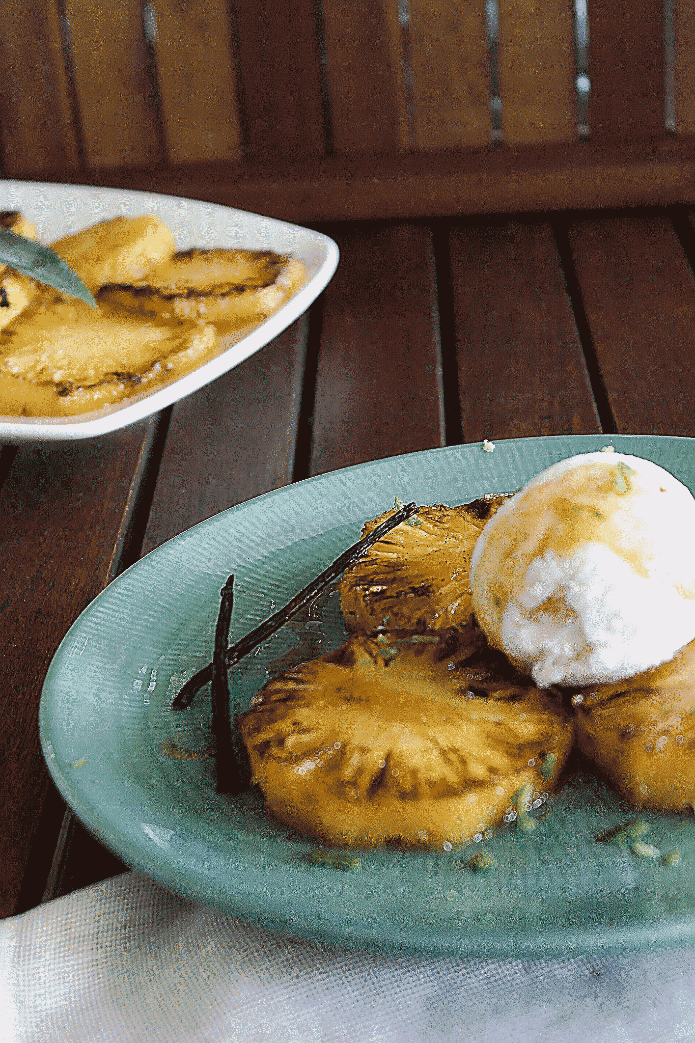 Ananas victoria et vanille de l'île de la Réunion