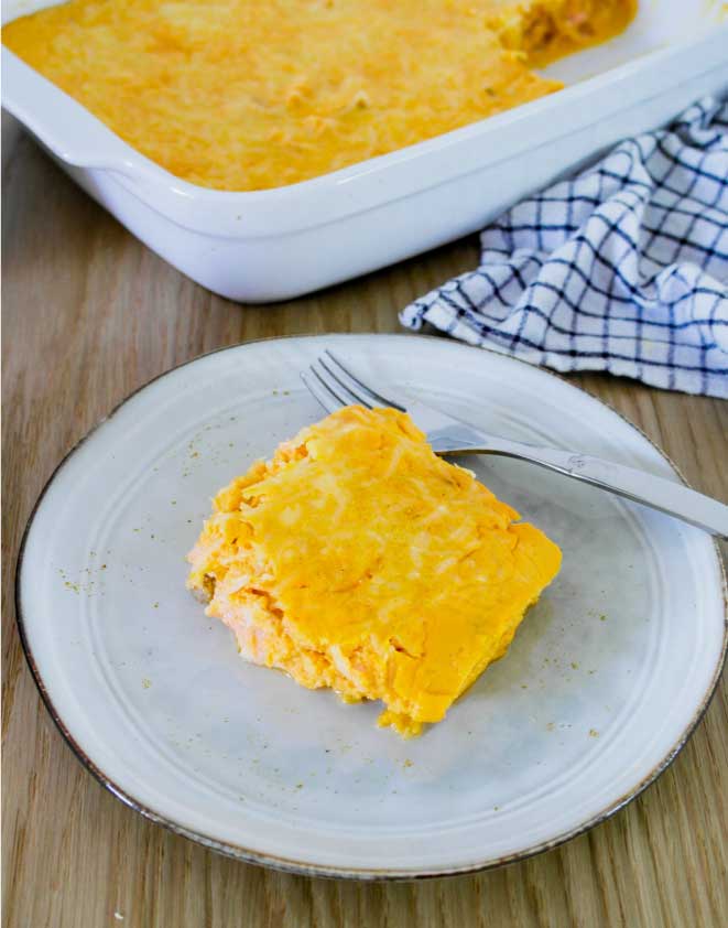 gratin de citrouille au saumon