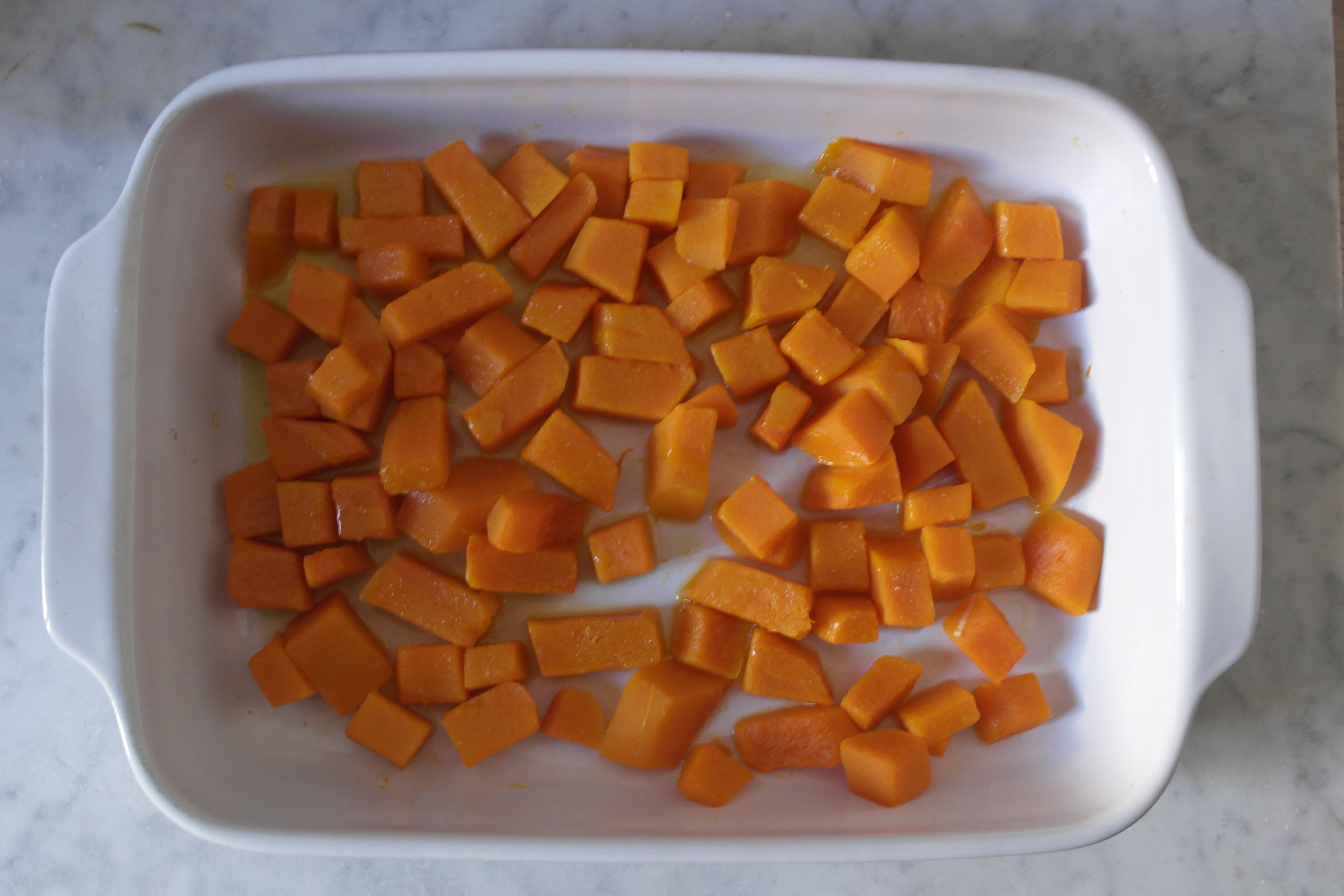 Cubes de butternut